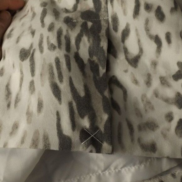 CALVIN KLEIN Dress, 2, Snow Leopard Print, Sleeveless, Empire waist, Sheath - Picture 12 of 15